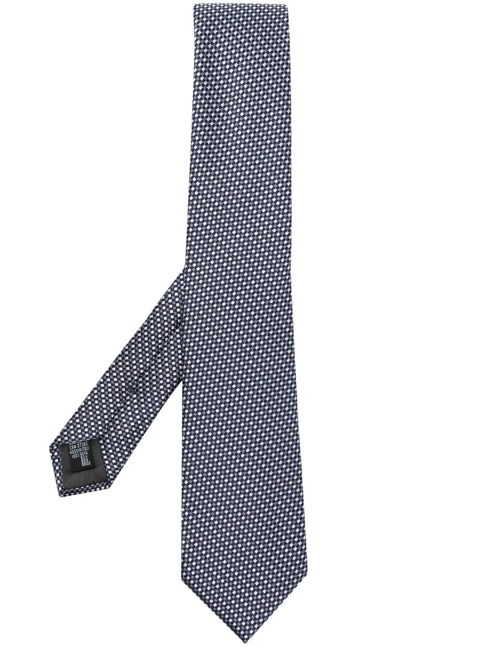 

Giorgio Armani patterned-jacquard silk tie - Grey