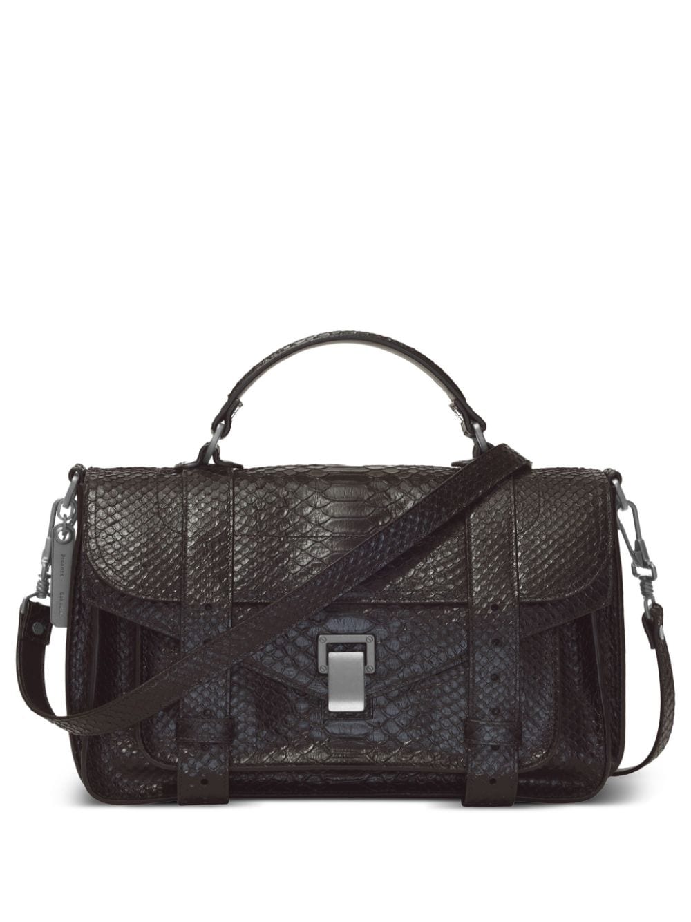 Proenza Schouler Medium Carved Python PS1 Bag Farfetch