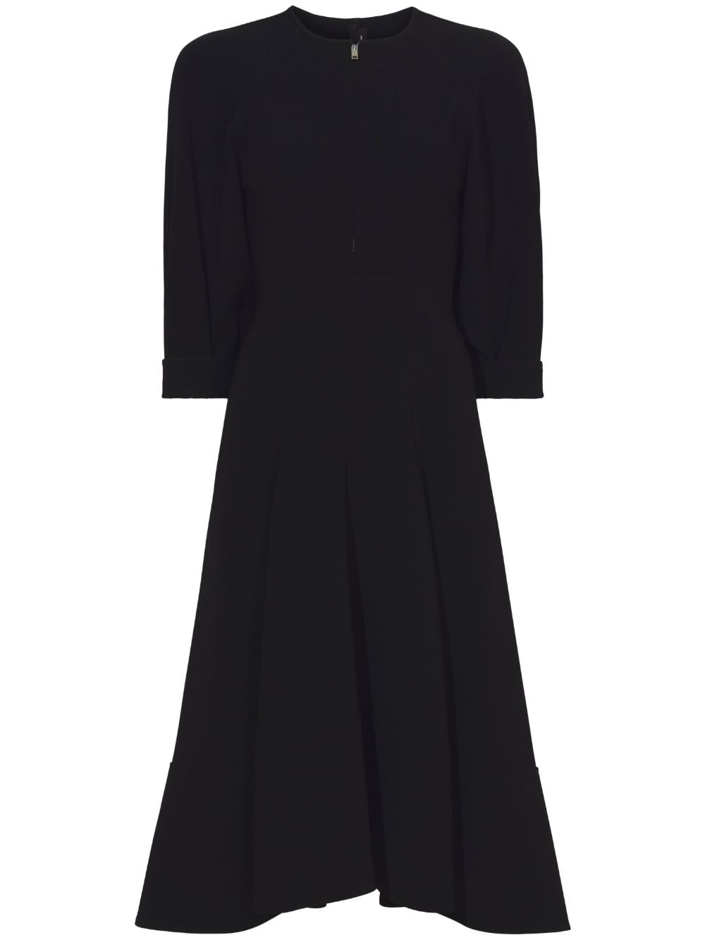 Proenza Schouler Zip-up Tailored Dress In Black