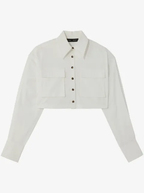 Proenza Schouler camisa corta de popelina