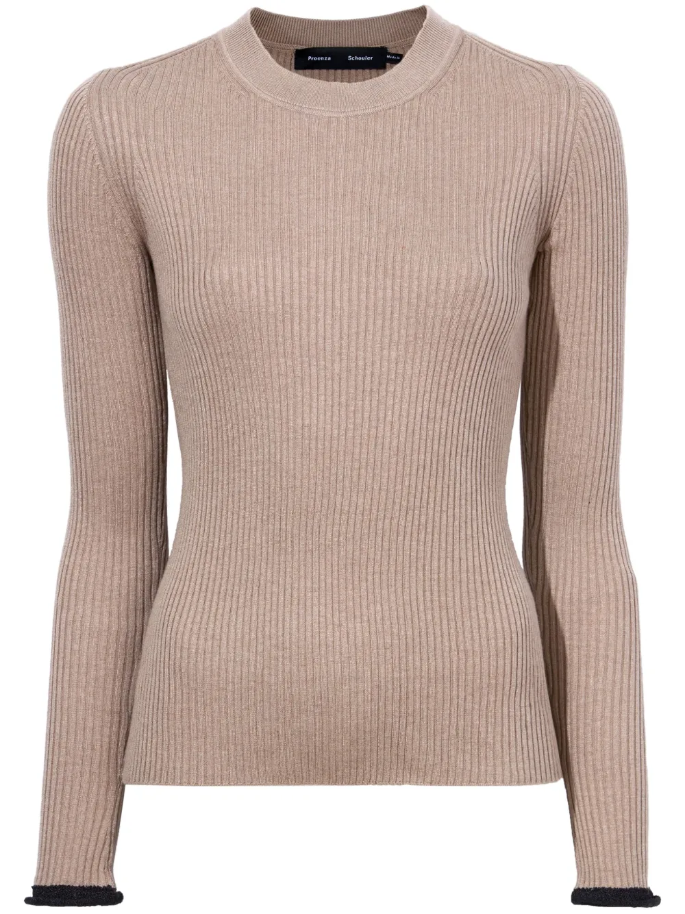 Proenza Schouler Sweater met ronde hals Beige