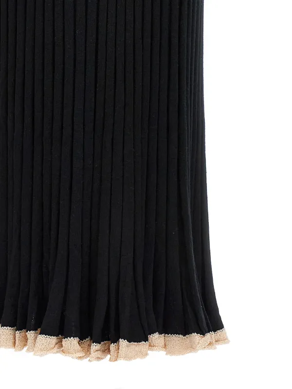Proenza Schouler ribbed-knit Midi Skirt | Black | FARFETCH