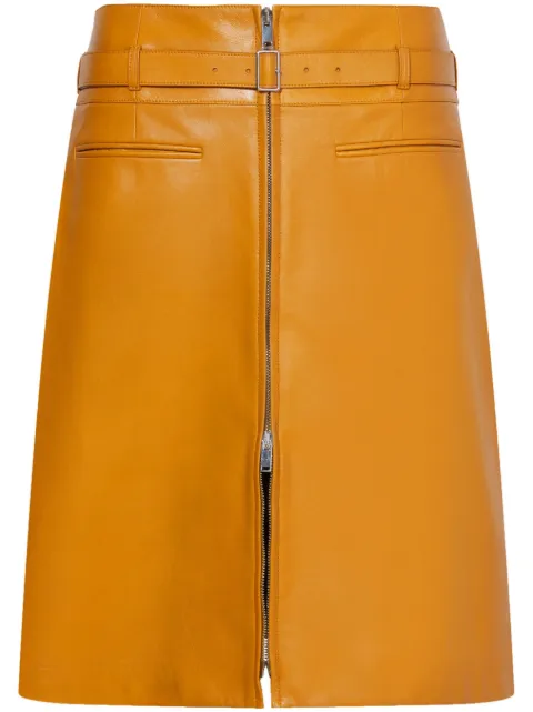 Proenza Schouler glossy leather straight skirt 