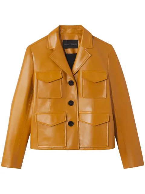 Proenza Schouler single-breasted leather jacket