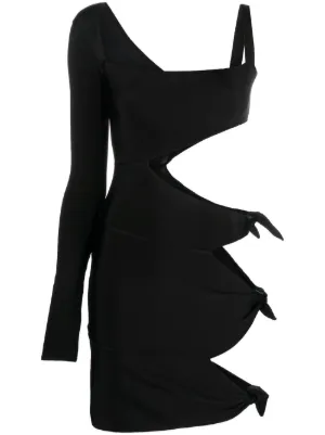 Self-Portrait Guipure Lace Minidress | Black | FARFETCH