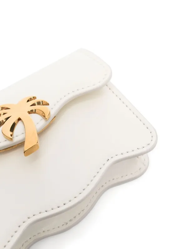 ショルダーバッグ・ポシェット PALM ANGELS PALM BEACH LEATHER BAG Palm Angels Palm Beach Mini Bag | Black | FARFETCH JO