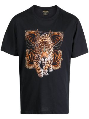 Camilla mixed-animal-print T-shirt - Farfetch