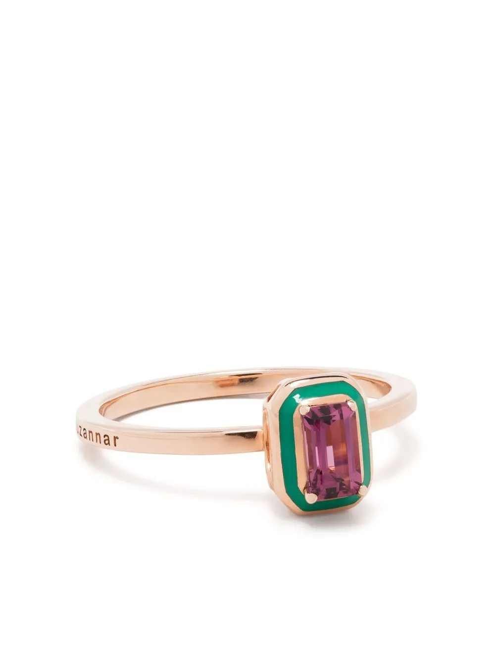 

Selim Mouzannar 18kt rose gold Mina rhodolite ring