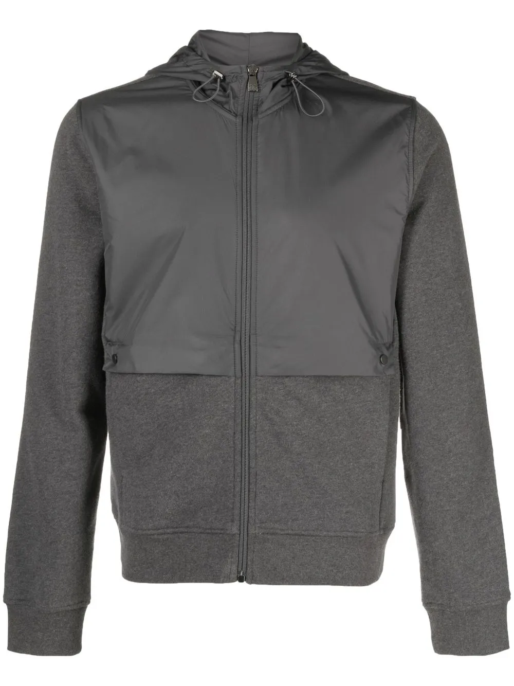 

Corneliani hoodie con cierre - Gris