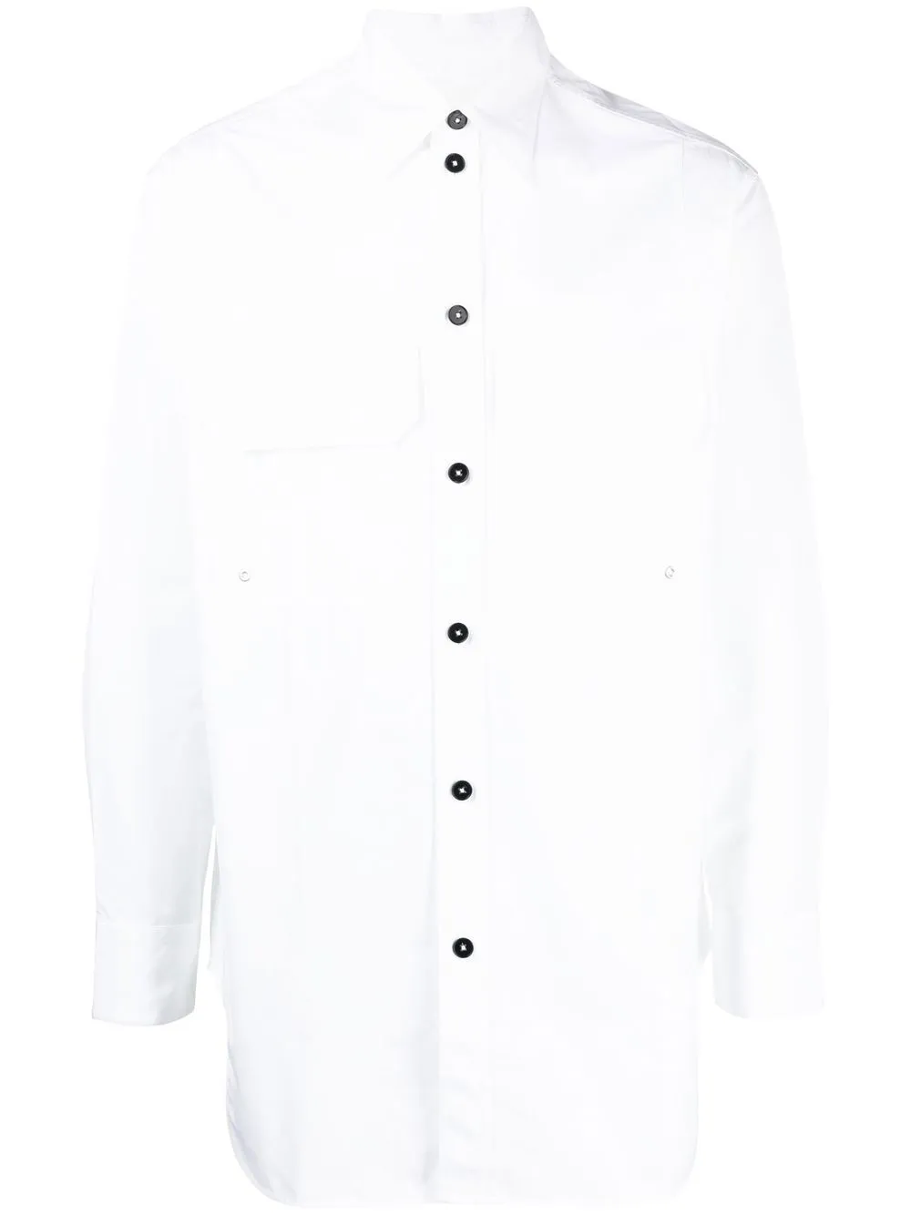 

Jil Sander chest flap-pocket button shirt - White