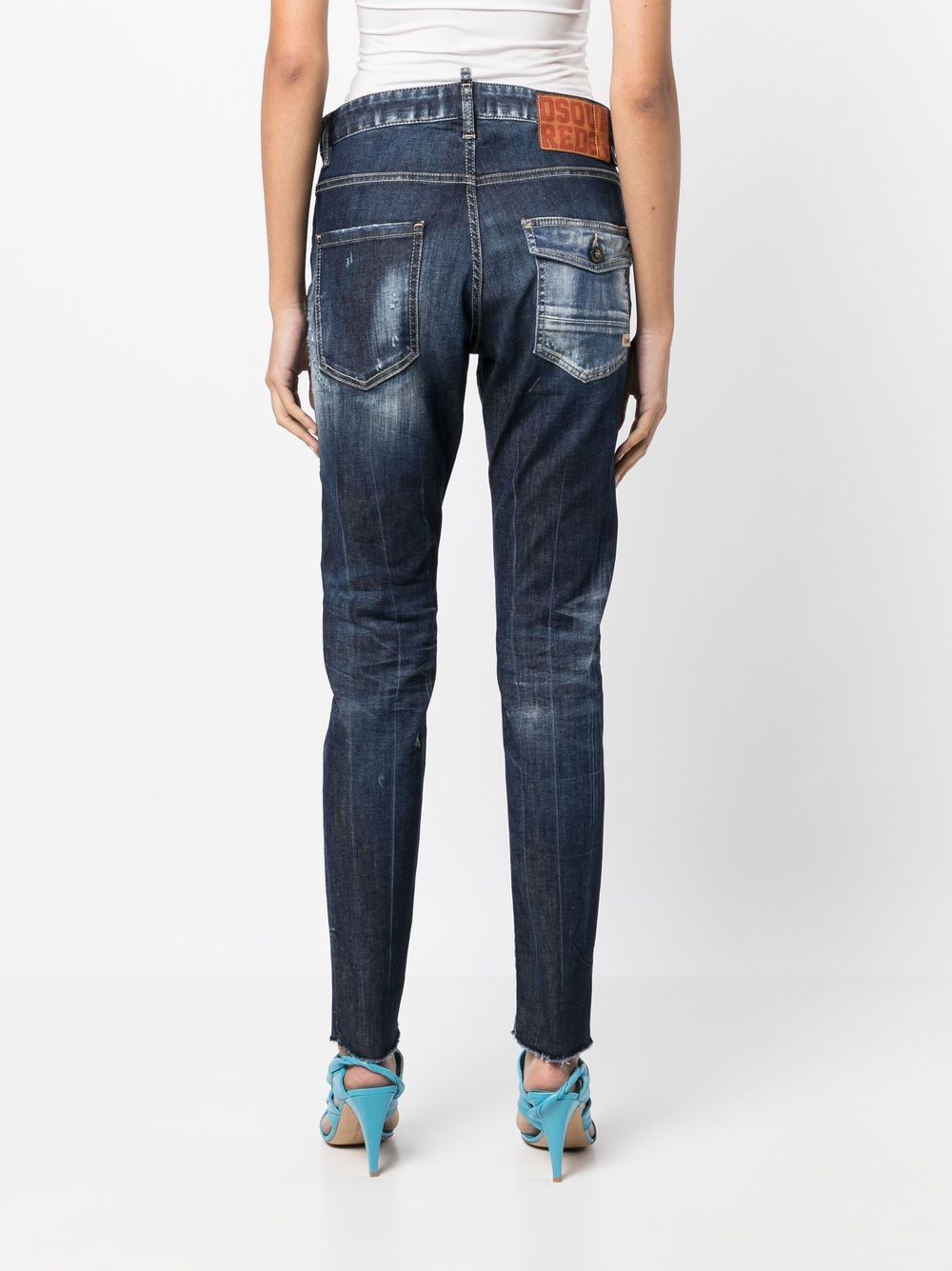 DSQUARED2 Dan mid-rise skinny jeans Women