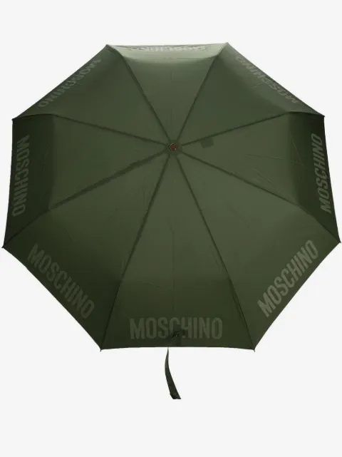 Moschino logo-print compact umbrella