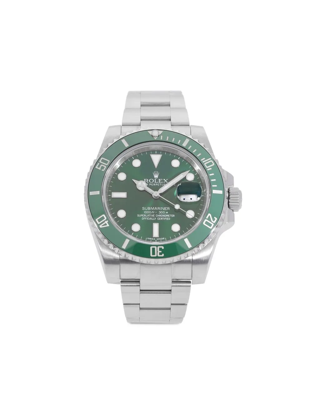 

Rolex 2015 pre-owned Submariner Date 40mm - Green