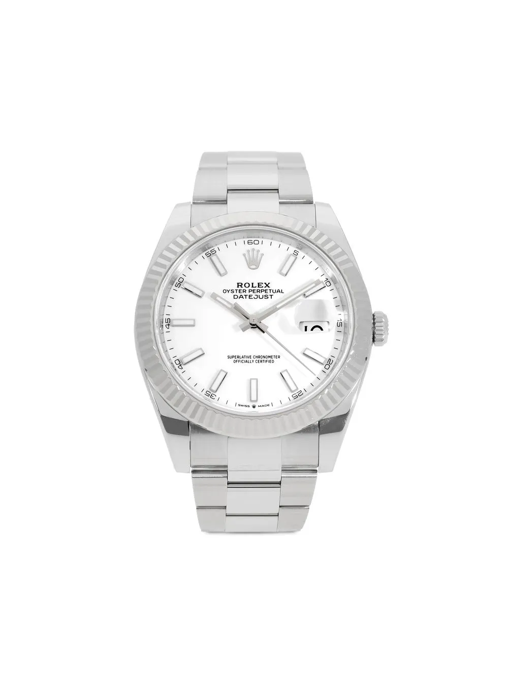 

Rolex 2022 pre-owned Datejust 41mm - White