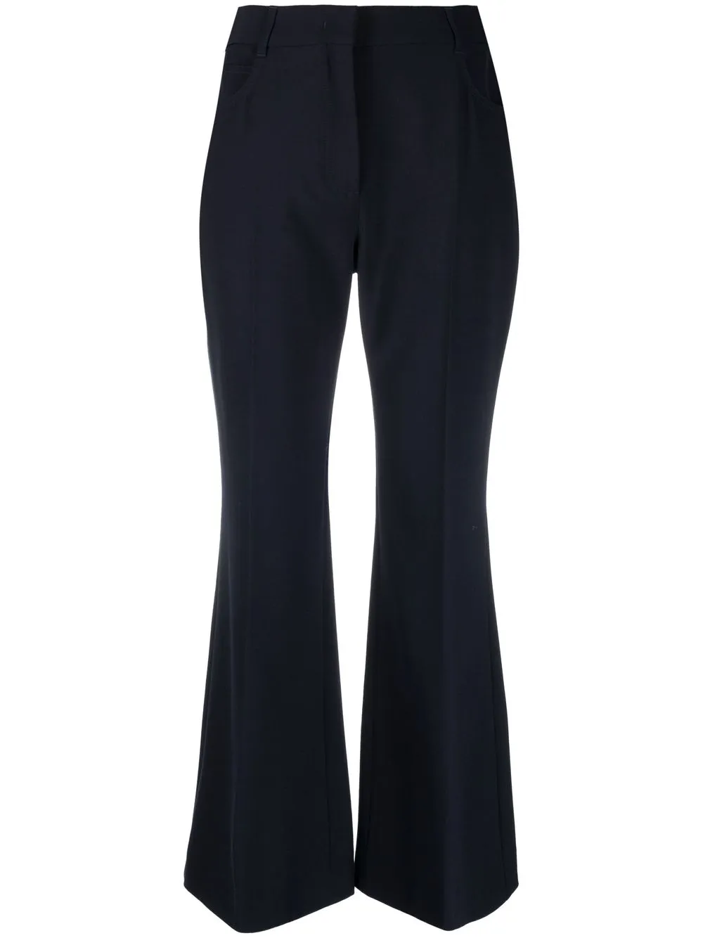 

Stella McCartney kick-flare cropped trousers - Blue