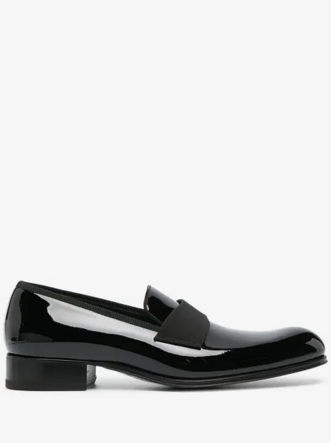 TOM FORD patent-finish leather loafers