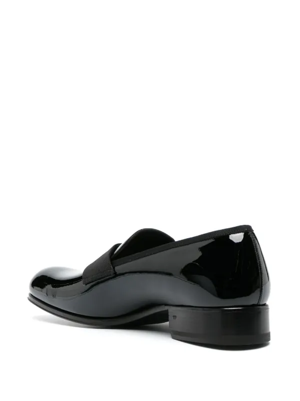 TOM FORD patent-finish Leather Loafers - Farfetch