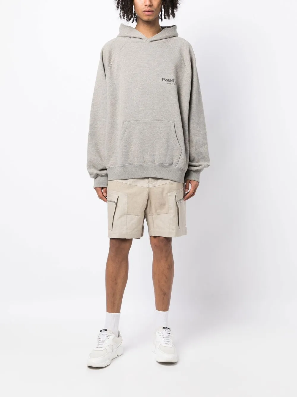 FEAR OF GOD ESSENTIALS chest logo-print detail hoodie | Hoodies | Image 2