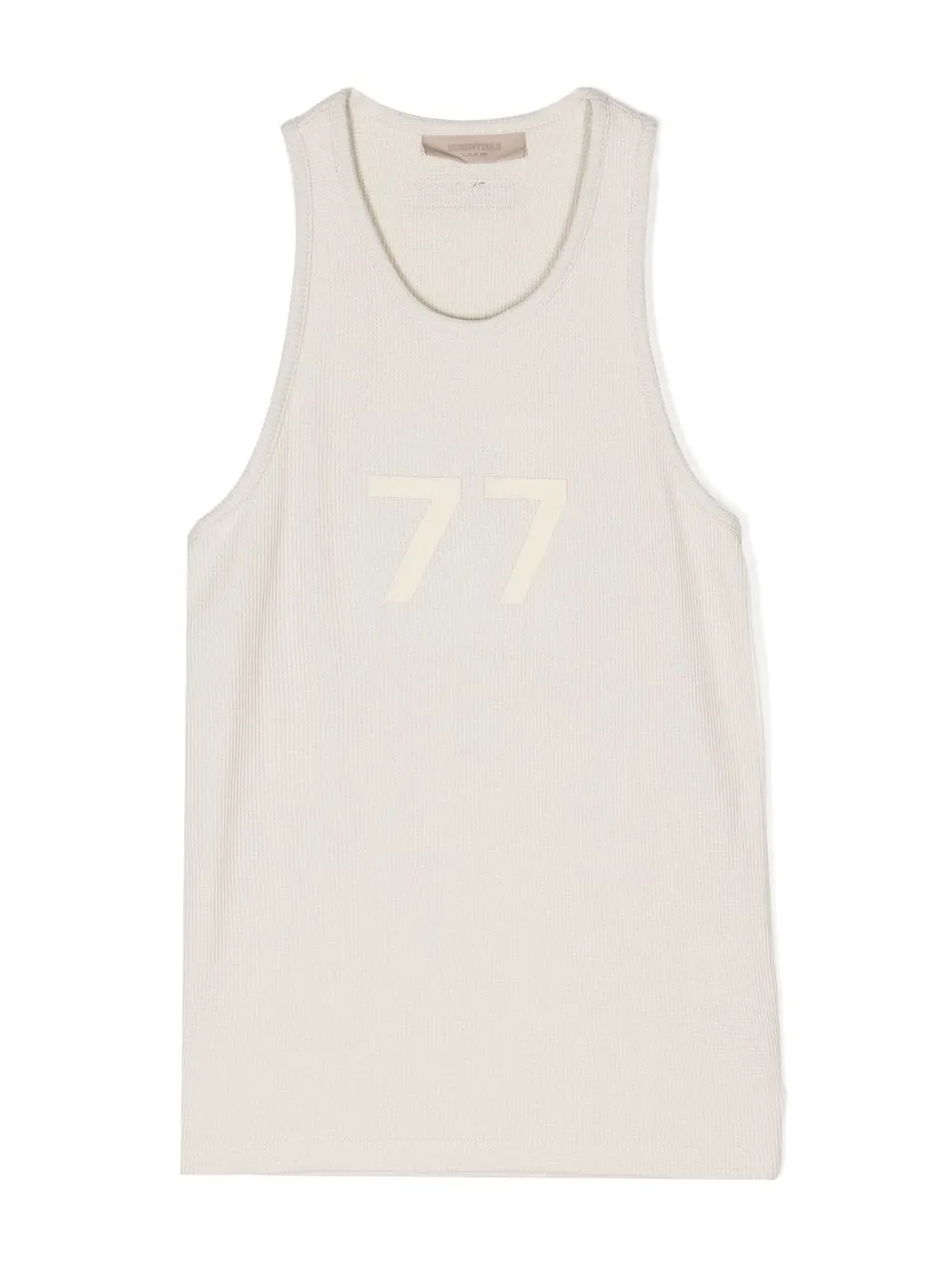 

FEAR OF GOD ESSENTIALS number-print tank top - Brown