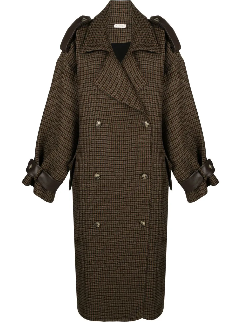 

The Mannei Shamali double-breasted coat - Brown