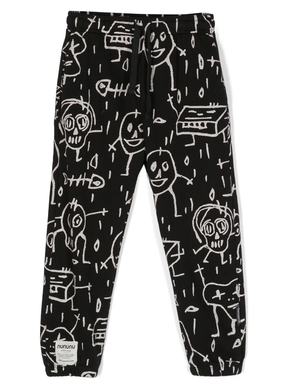 

Nununu graphic-print track pants - Black