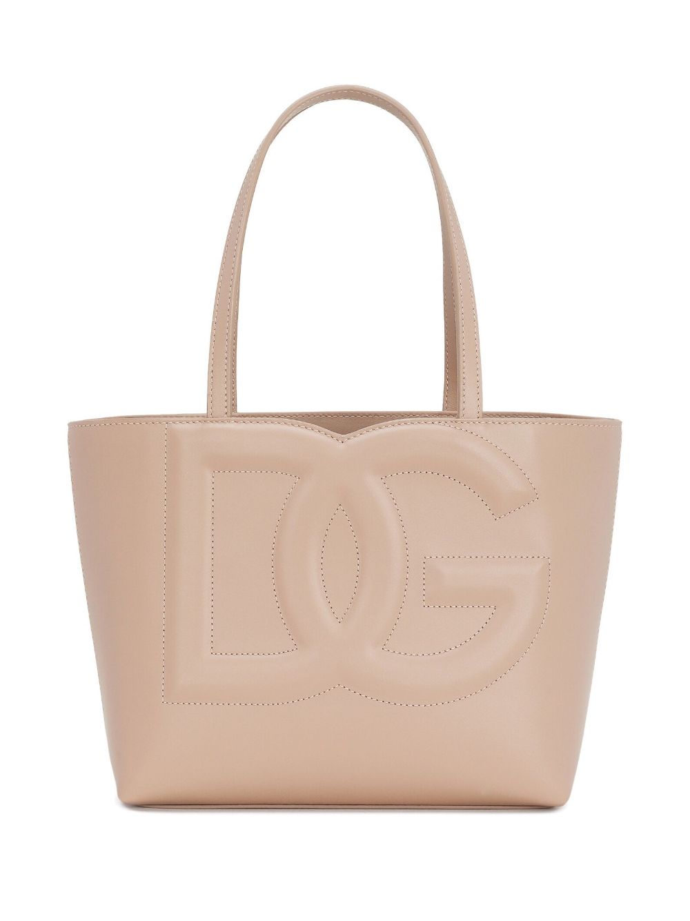 Shop Dolce & Gabbana Small Dg Logo Tote Bag In 80402