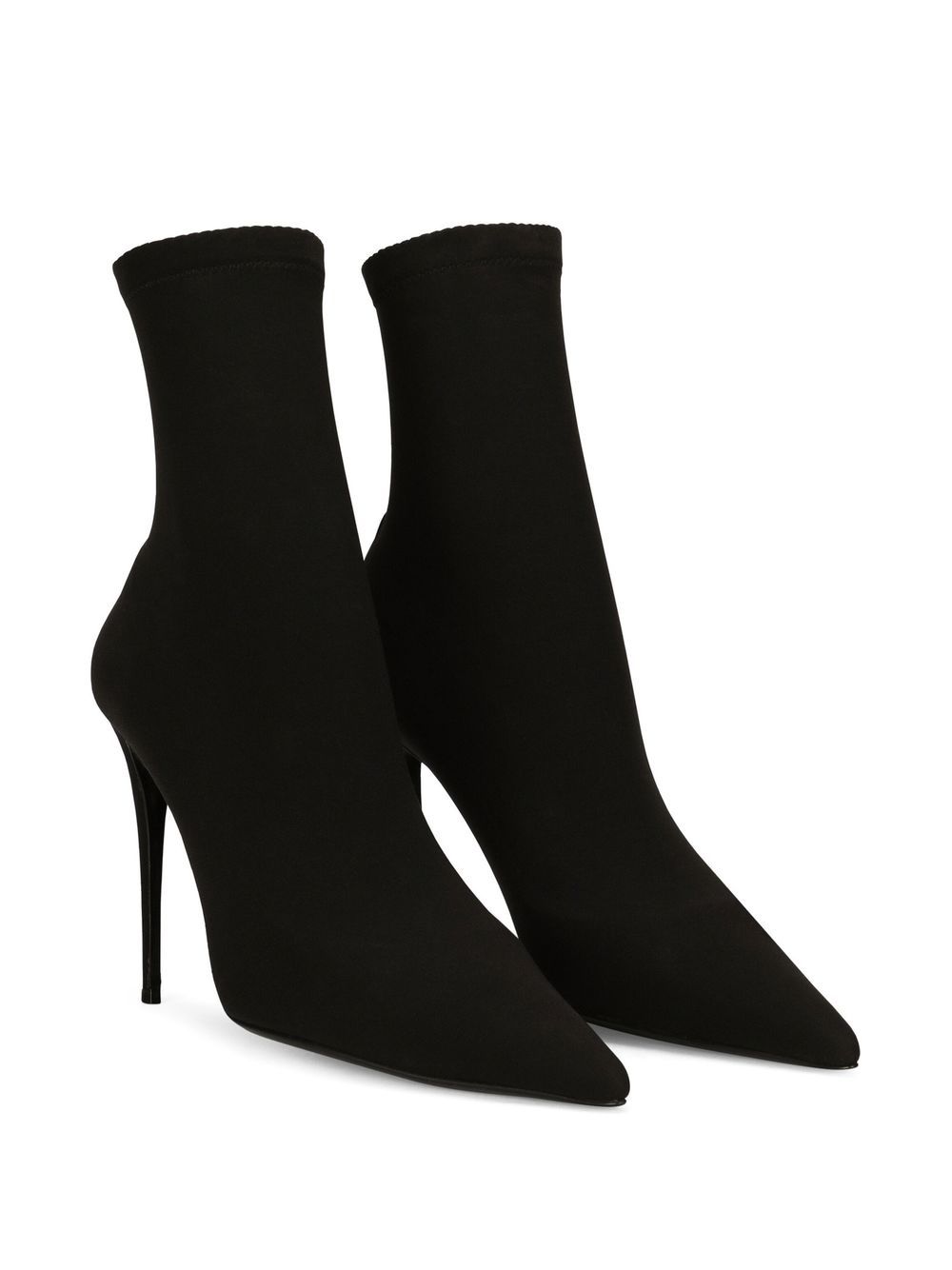 Shop Dolce & Gabbana Kim Dolce&gabbana Sock Ankle Boots In Black