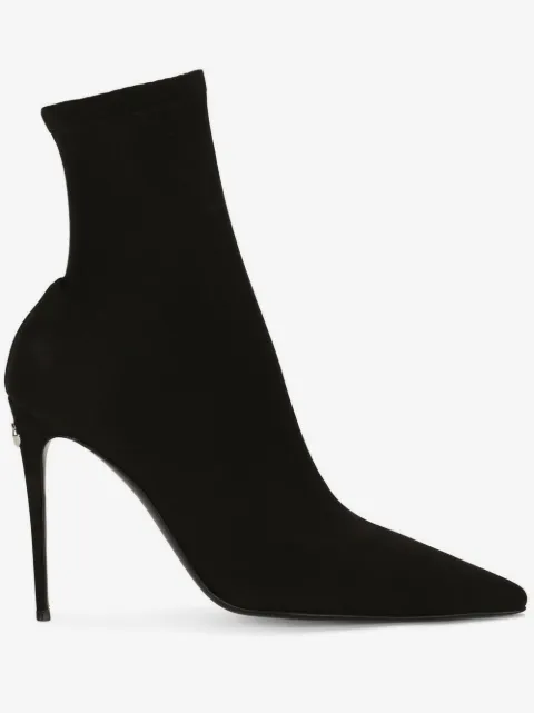 Dolce & Gabbana bottines à plaque logo KIM DOLCE&GABBANA