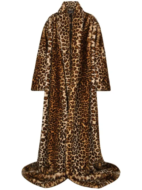 Dolce & Gabbana abrigo KIM DOLCE&GABBANA con estampado de leopardo