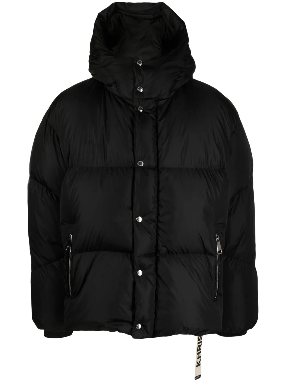 

Khrisjoy padded press-stud fastenign jacket - Black