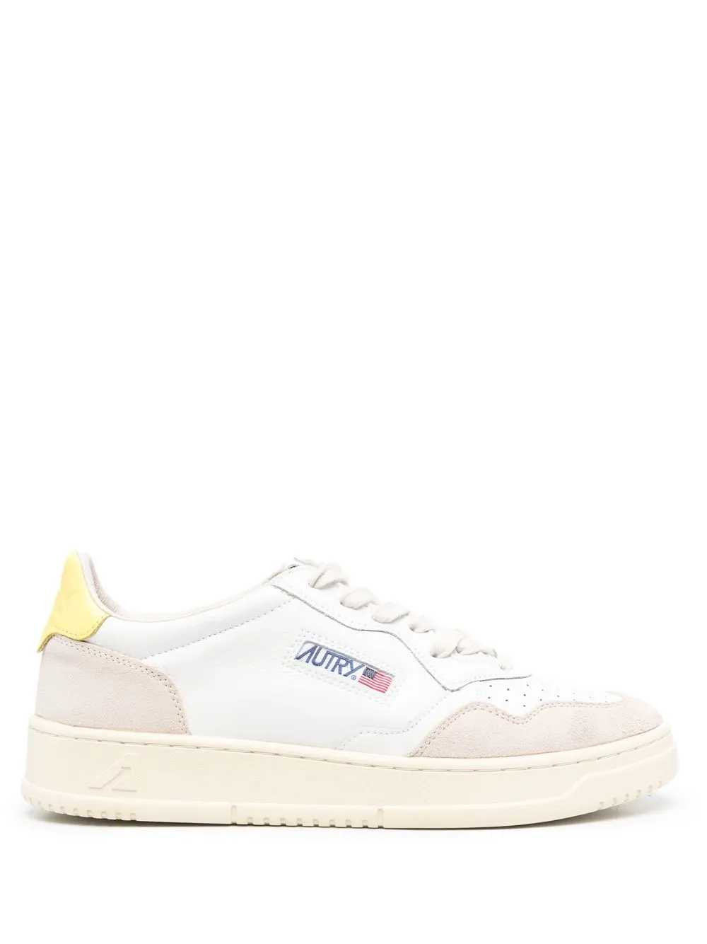 

Autry low-top leather trainers - White