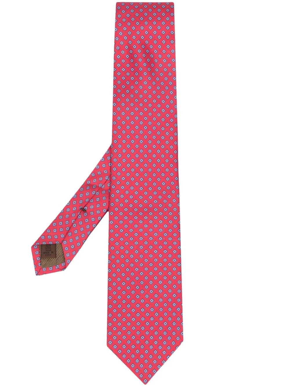 

Church's patterned silk tie - Red