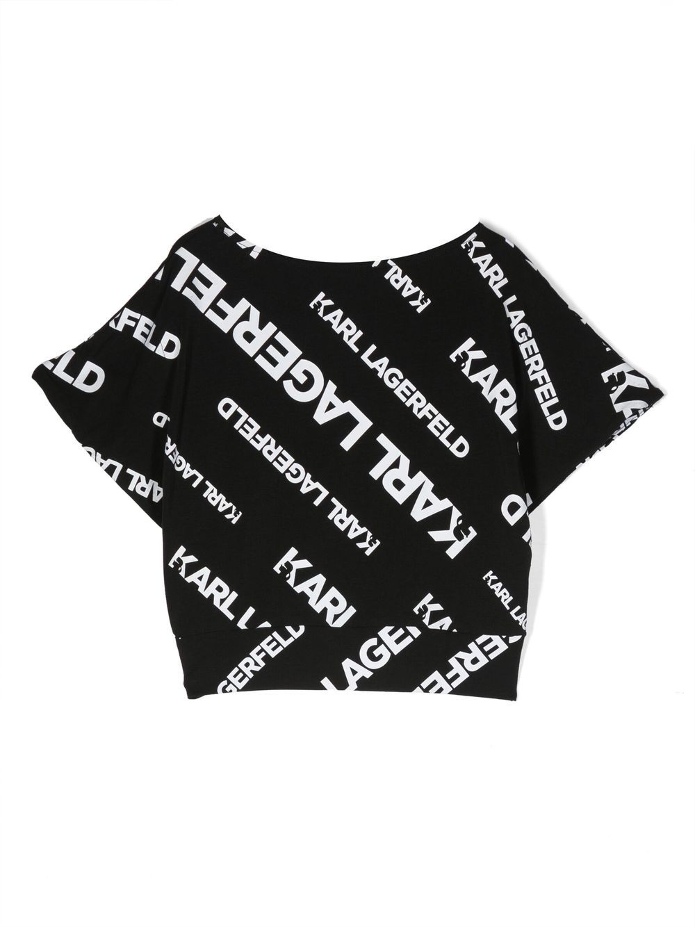 Image 2 of Karl Lagerfeld Kids logo-print short-sleeve T-shirt