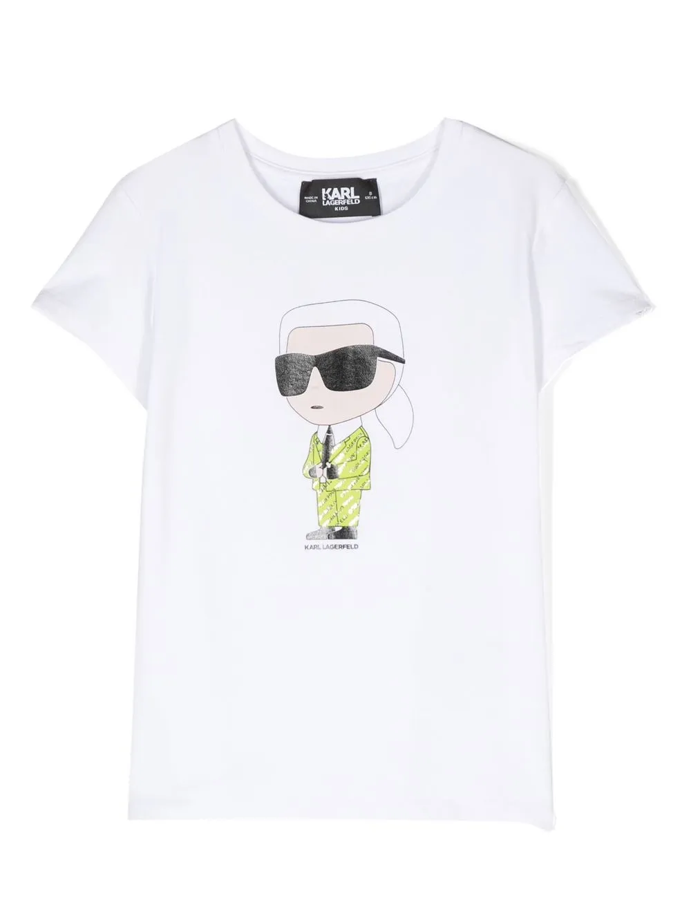 

Karl Lagerfeld Kids Ikonik Karl short-sleeve T-shirt - White