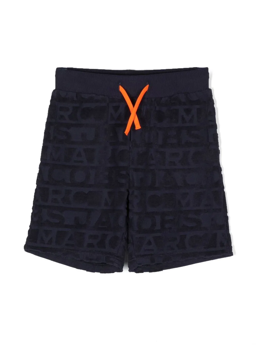 

Marc Jacobs Kids cotton monogram pattern shorts - Blue