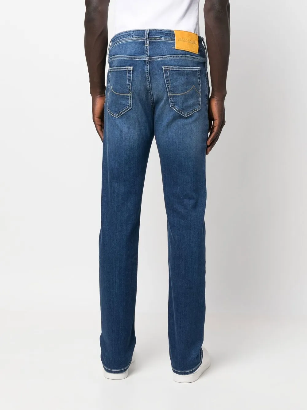Jacob Cohën Jeans met contrasterend stiksel Blauw
