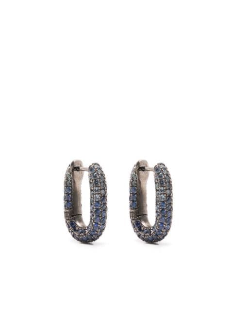 Selim Mouzannar Link sapphire earrings