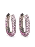 Selim Mouzannar Link sapphire earrings - Silver