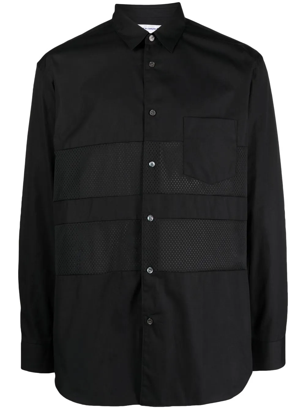 

Comme Des Garçons Shirt panelled long-sleeved shirt - Black