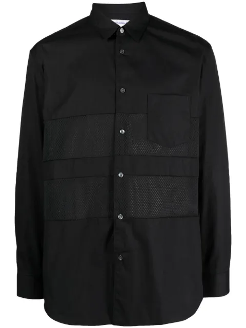 Comme Des Garçons Shirt camisa manga larga con paneles