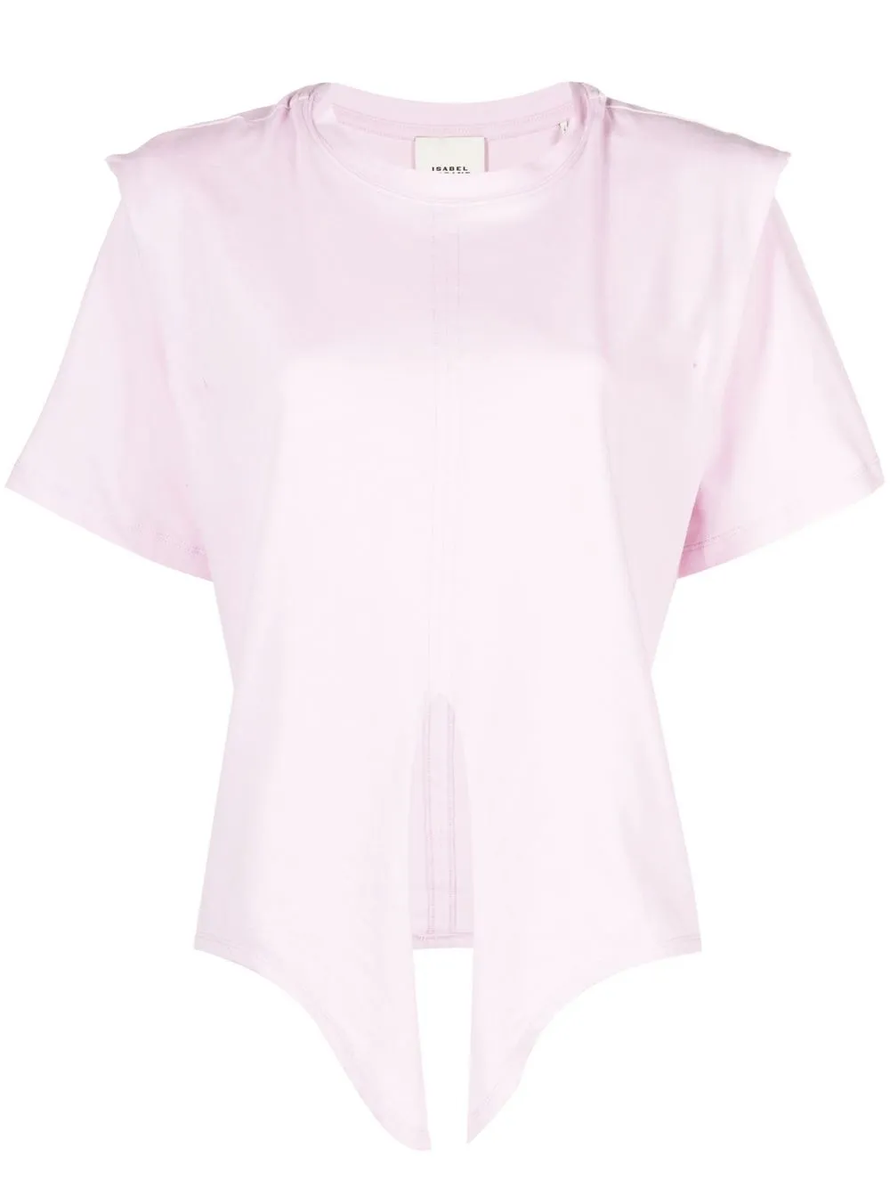 

Isabel Marant Zelikia tie-waist T-shirt - Pink