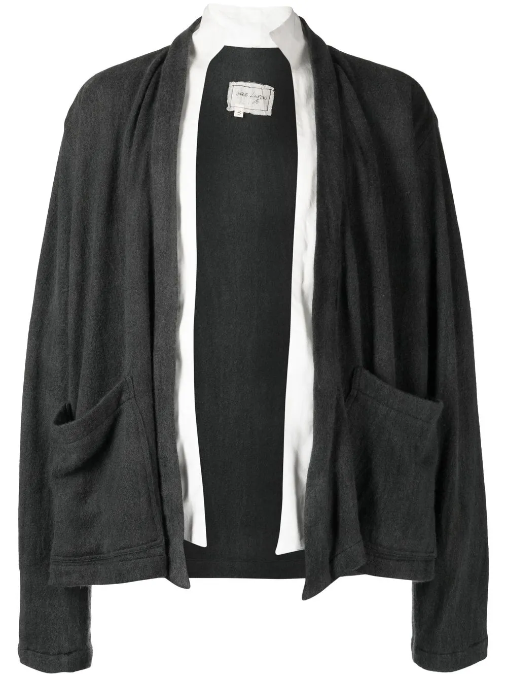 

Greg Lauren cashmere long-sleeve cardigan - Grey