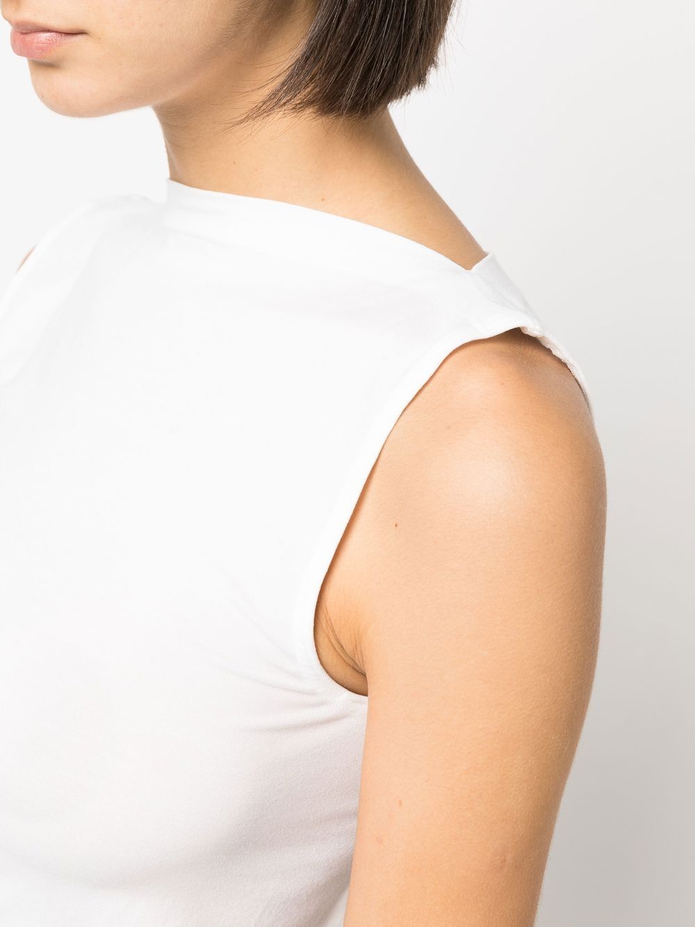 Shop Wolford Boat-neck Tank Top In White