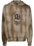 MISBHV Strobe tie-dye hoodie - Brown