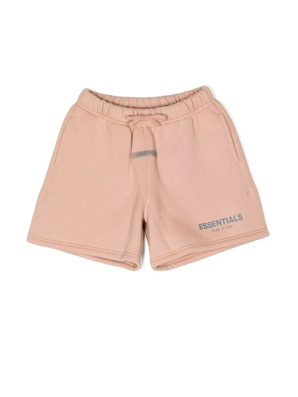 

FEAR OF GOD ESSENTIALS logo patch track shorts - Pink