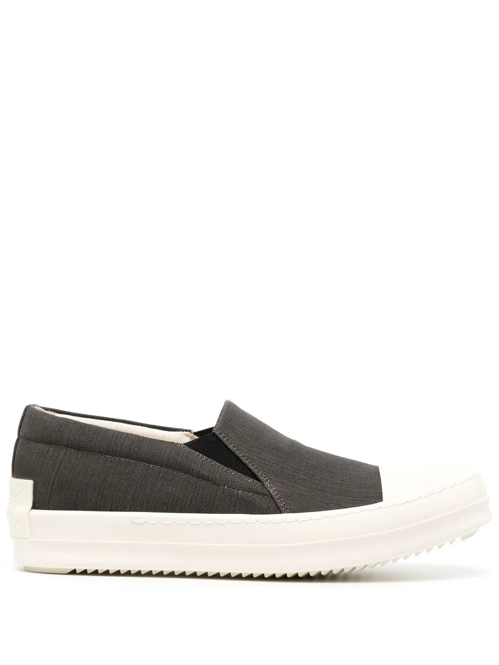 

Rick Owens DRKSHDW tenis bajos slip-on - Gris