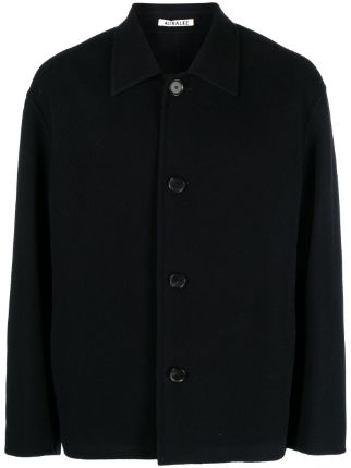 Auralee Woollen Shirt Jacket - Farfetch