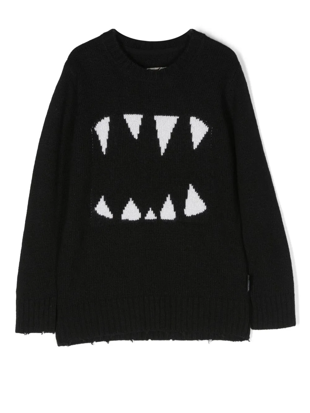 

Nununu shark intarsia-knit jumper - Black