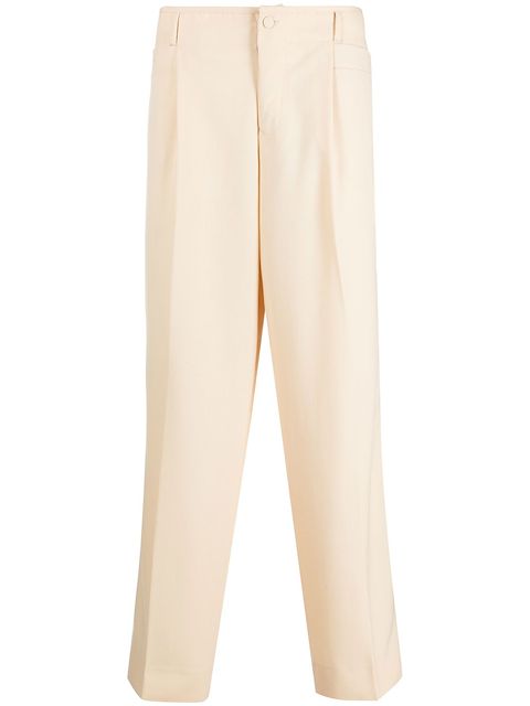 Jean Paul Gaultier Pre-Owned 2000s wide-legged tailored trousers