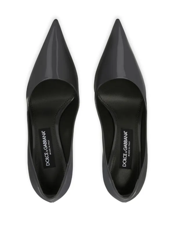 【関税&送料込】Dolce & Gabbana Glossy Leather Platform Pump Dolce & Gabbana 145mm patent-leather Platform Pumps | Black